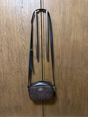Coach Jamie Camera Bag In Signature Canvas Brown/Black